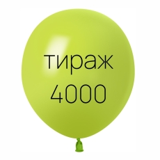 4000 шаров с вашим логотипом — Печать на шарах, воздушные шары
